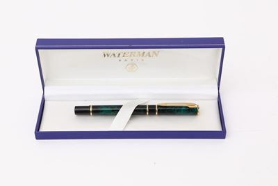 Waterman - Penna Stilografica in Metallo Smaltato Verde