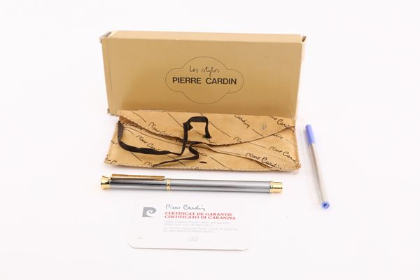 Pierre Cardin Les Stylos - Penna a sfera in acciaio e metallo dorato
