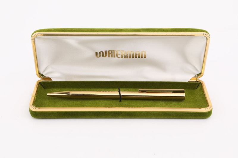 Waterman - Penna a Sfera Anni '70 in Metallo Placcato in Oro Giallo