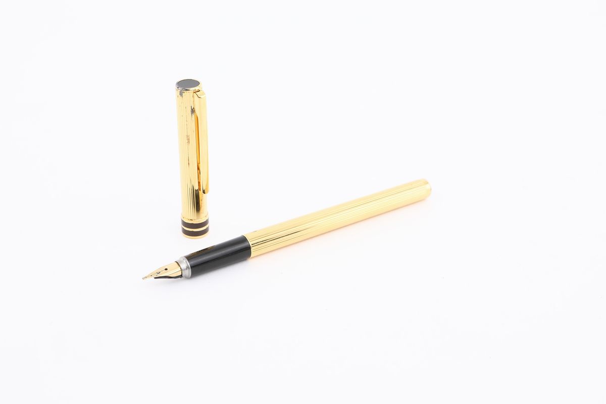 Aurora Marco Polo - Penna Stilografica in Argento 925% Dorato e Laccato