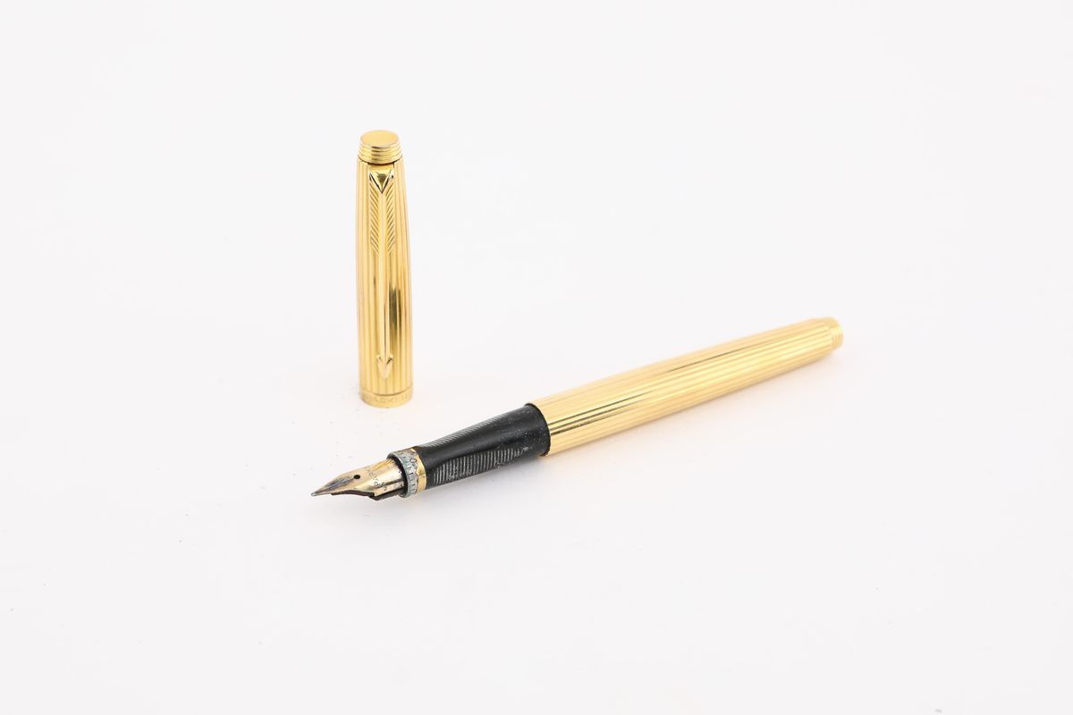 Parker 75 - Penna Stilografica in Metallo Placcato in Oro Giallo