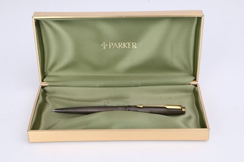 Parker 75 - Penna a Sfera in Argento Sterling Ciselé 925%