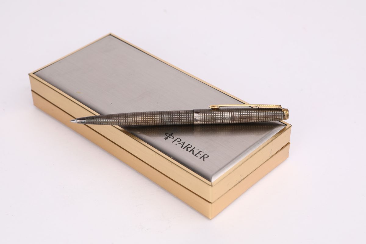 Parker 75 - Penna a Sfera in Argento Sterling Ciselé 925%
