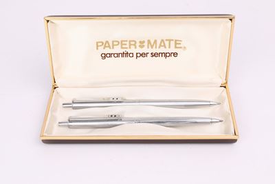 Paper Mate - Due Penne a Sfera in Metallo Cromato