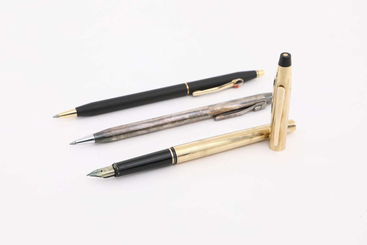 Cross - una Penna Stilografica e Due Penne a Sfera