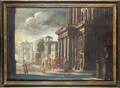 Veduta di Architetture con Figure
