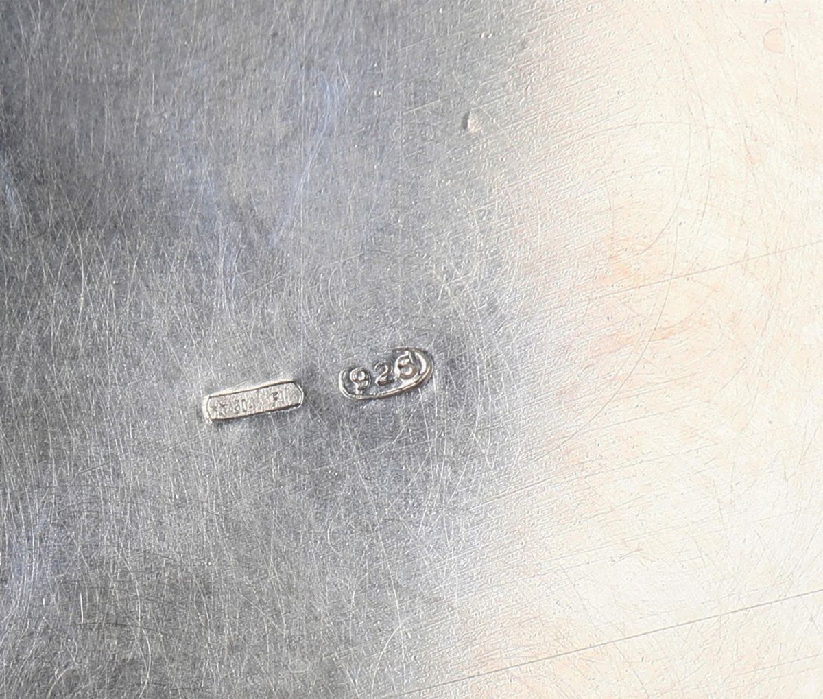 Coppia di Sottobottiglia in Argento Sterling