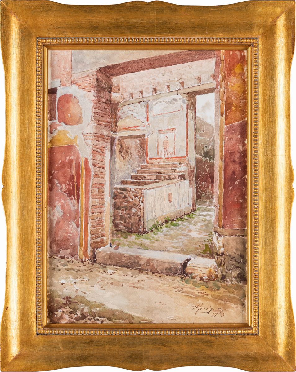 Antonio Ferrigno - Quattro Vedute di Pompei