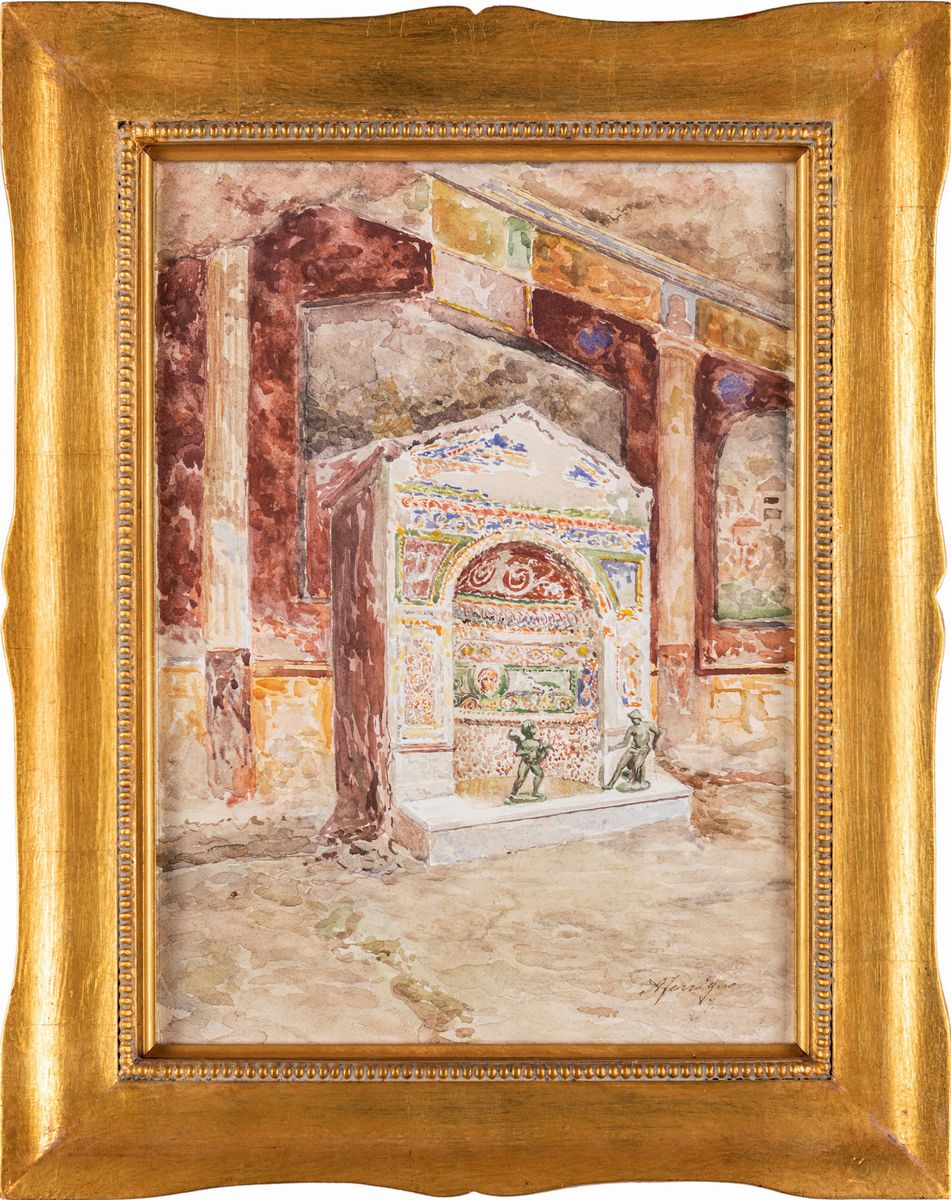 Antonio Ferrigno - Quattro Vedute di Pompei
