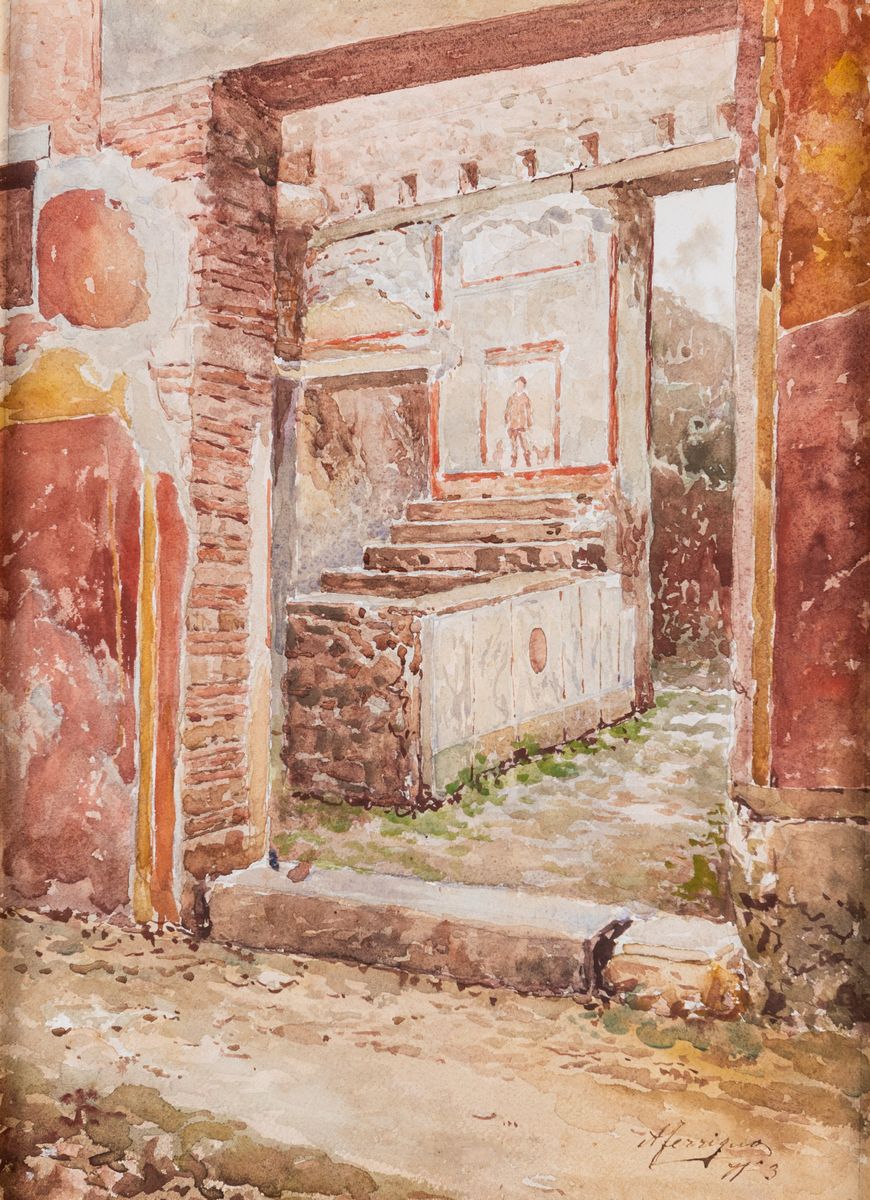 Antonio Ferrigno - Quattro Vedute di Pompei