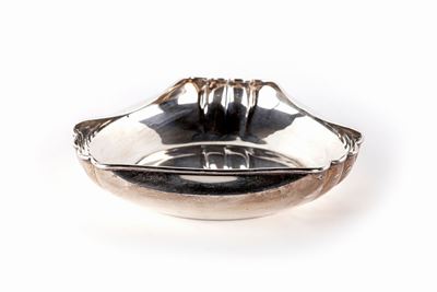 Vaschetta Centrotavola in Argento 800, Greggio