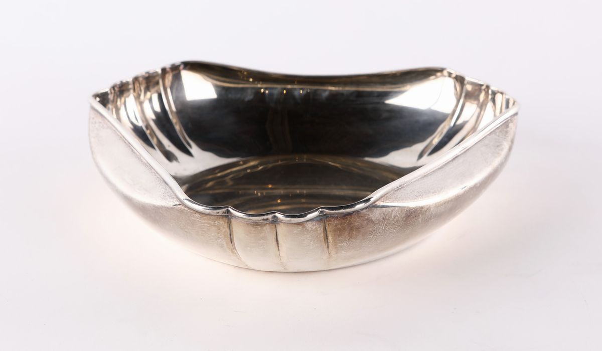 Vaschetta Centrotavola in Argento 800, Greggio