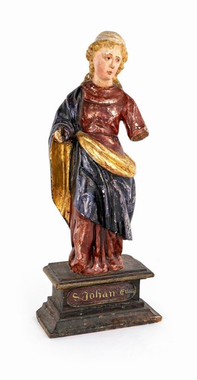 Scultura in Legno Dipinto, XVIII Secolo