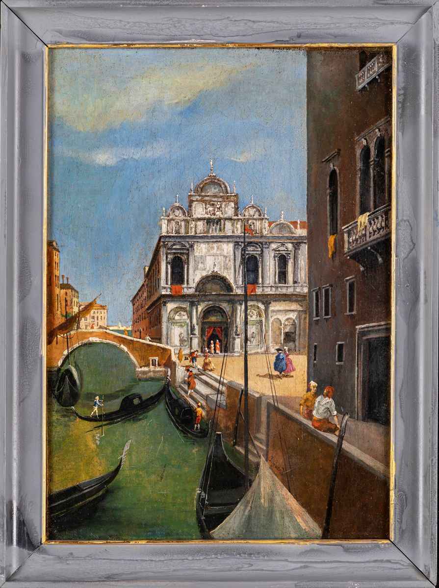 Pittore del XX Secolo - Rio di San Giovanni a Venezia