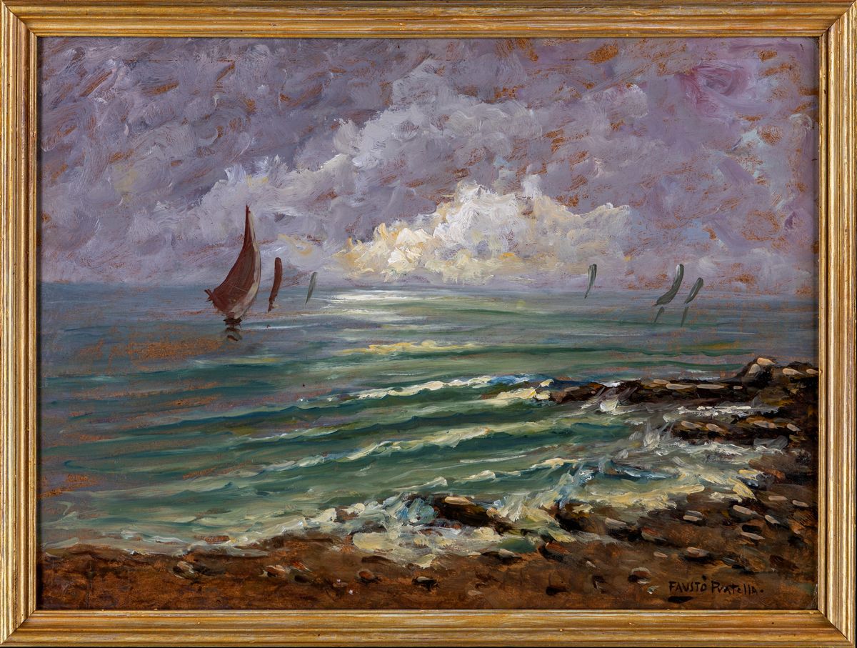 Pittore del XIX Secolo - Marina