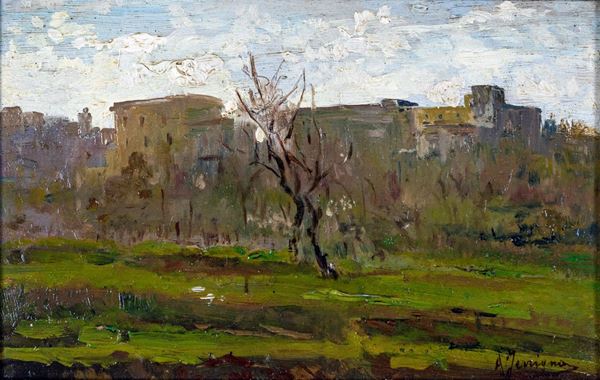 Antonio Ferrigno - Veduta di Cava de' Tirreni