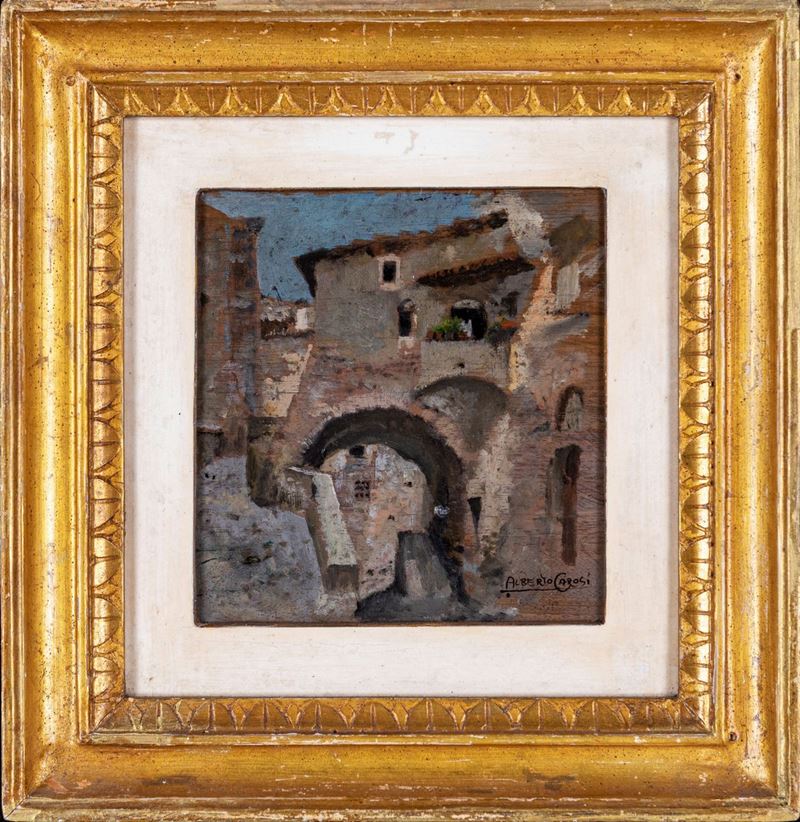 Alberto Carosi - Scorcio di Borgo
