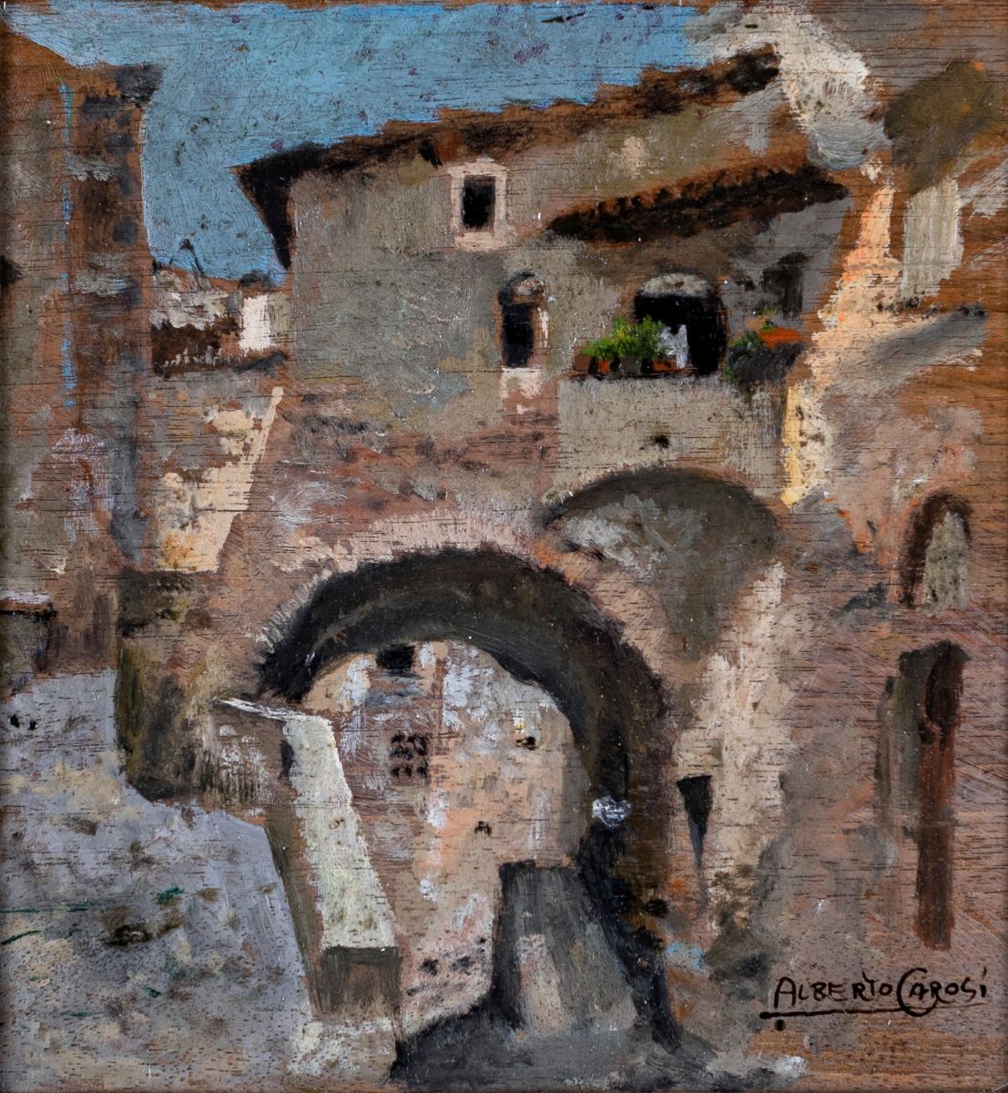 Alberto Carosi - Scorcio di Borgo