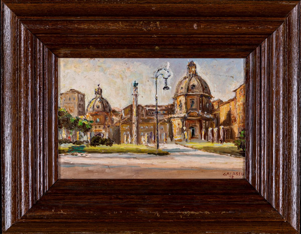 Pittore del XX Secolo - Paesaggio Romano