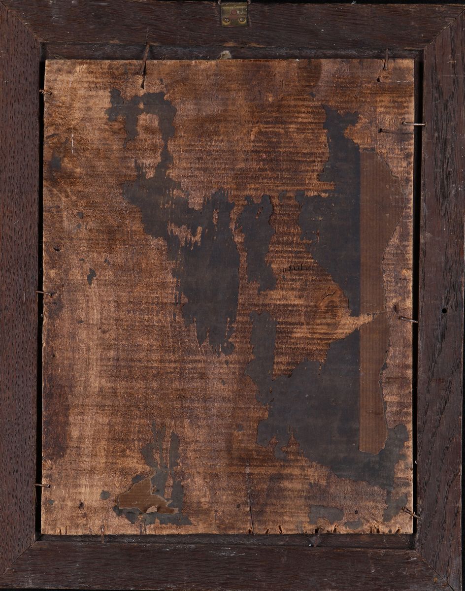 Giuseppe Gheduzzi - Veduta di Paese con Figure