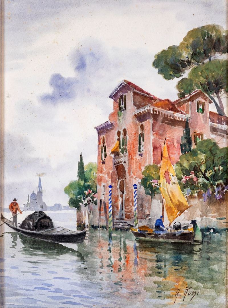Alberto Rossi - Veduta di Venezia
