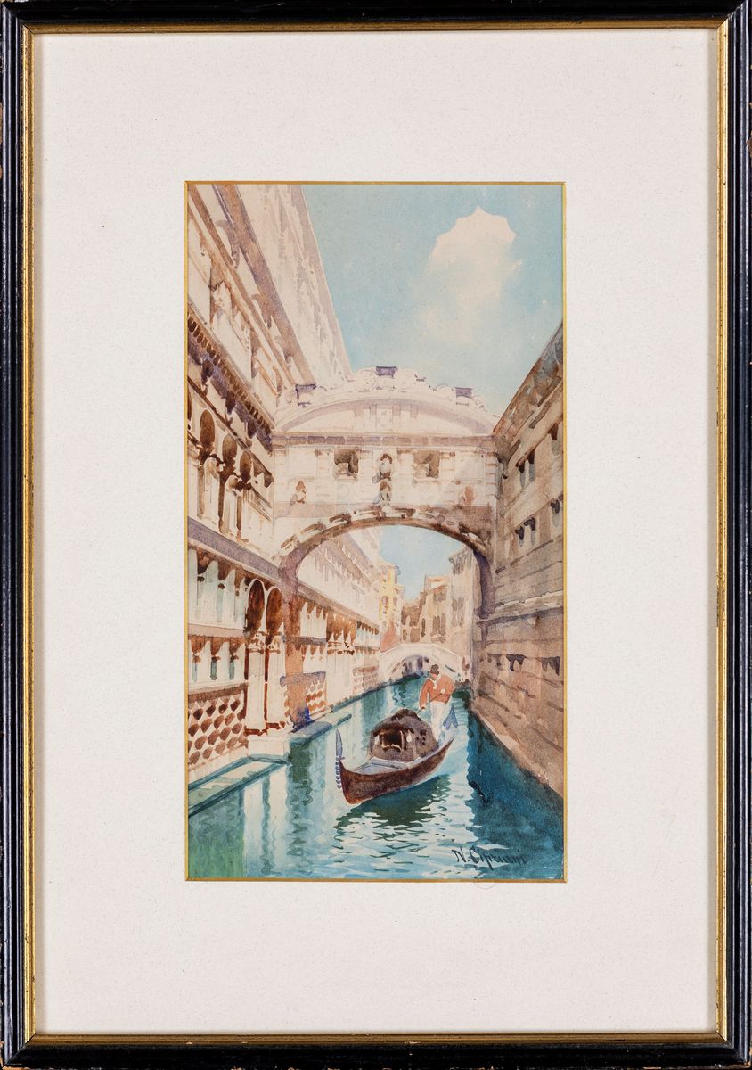 Nazareno Cipriani - Ponte dei Sospiri a Venezia