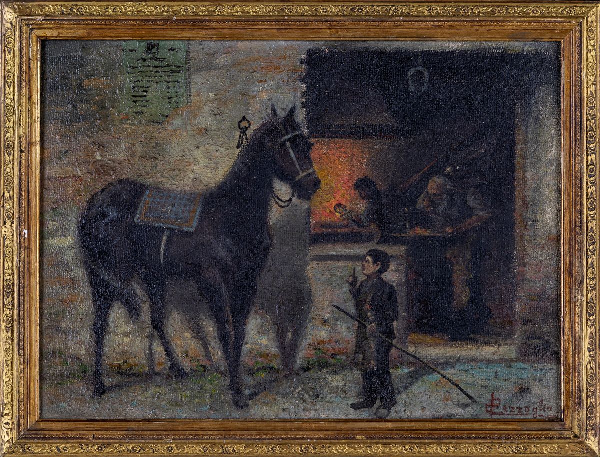 Pittore del XIX Secolo - Giovane Stalliere