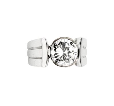 Anello Solitario con Diamante