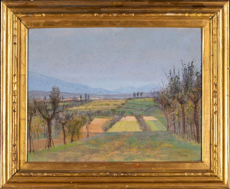 Luigi Fabron - Veduta di Campagna