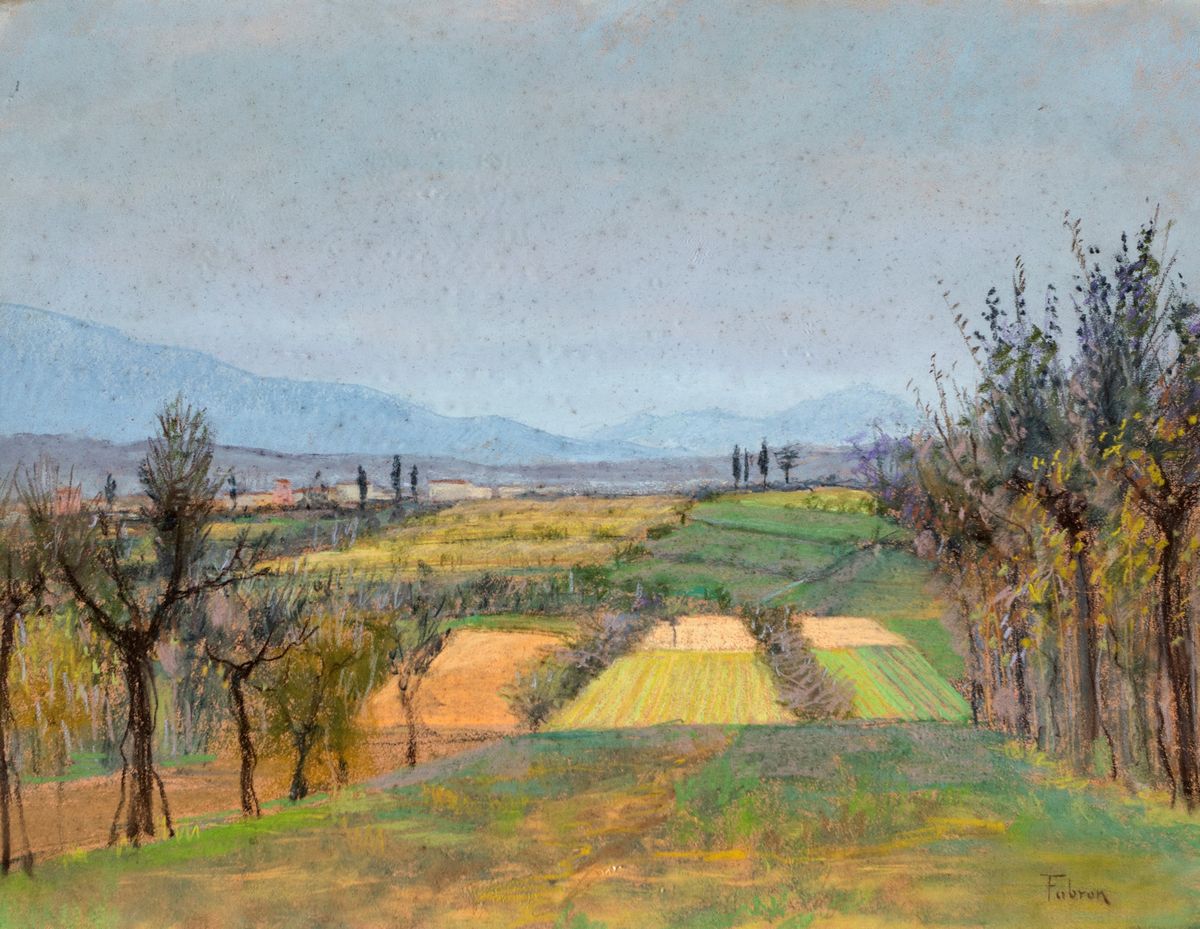 Luigi Fabron - Veduta di Campagna