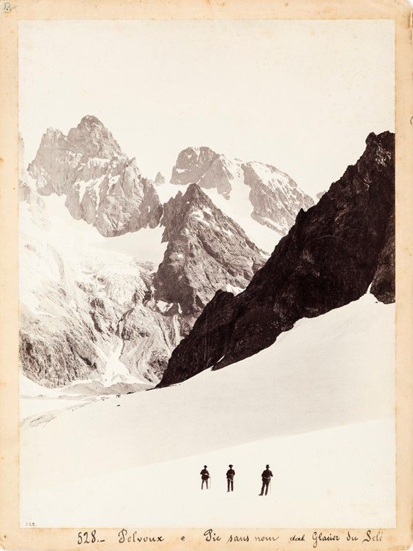 Scuola Napoletana della Fine del XIX Secolo - Pelvoux, Pic Sans Nom dal Glacier Du SelÈ