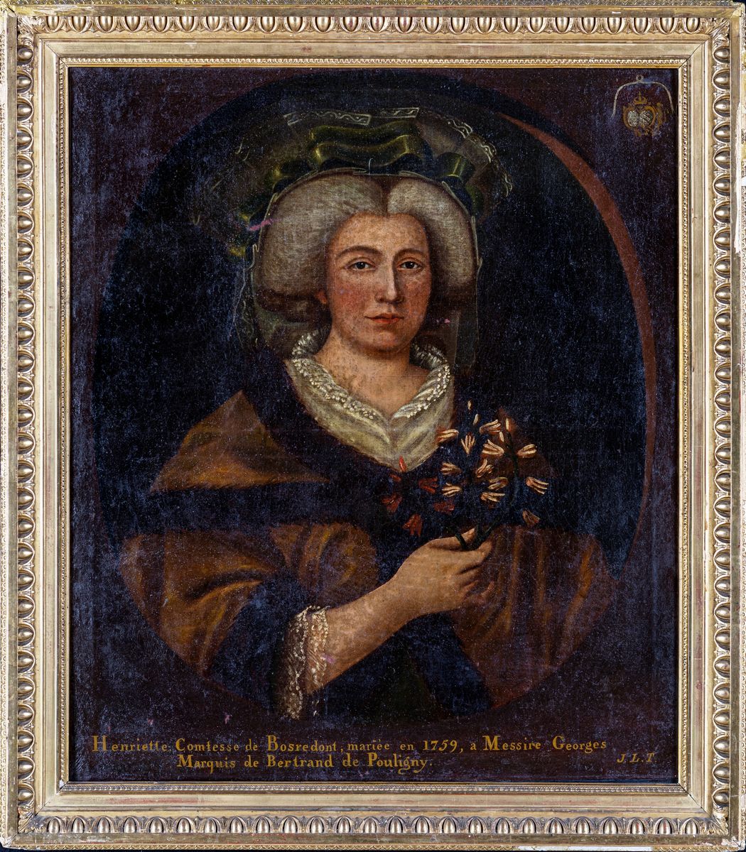 Scuola Francese del XVIII Secolo - Ritratto di Nobildonna (hnriette, Contessa di Bosredont)