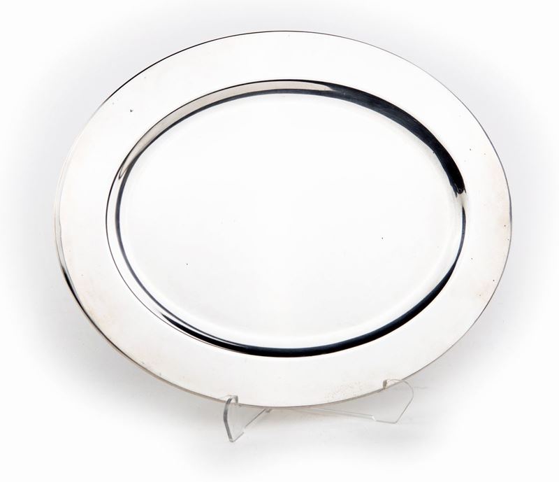 Piatto da Portata in Argento 800