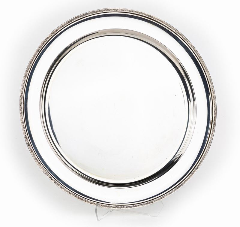 Piatto da Portata in Argento 800
