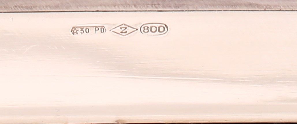 Vassoio in Argento 800 con Manici