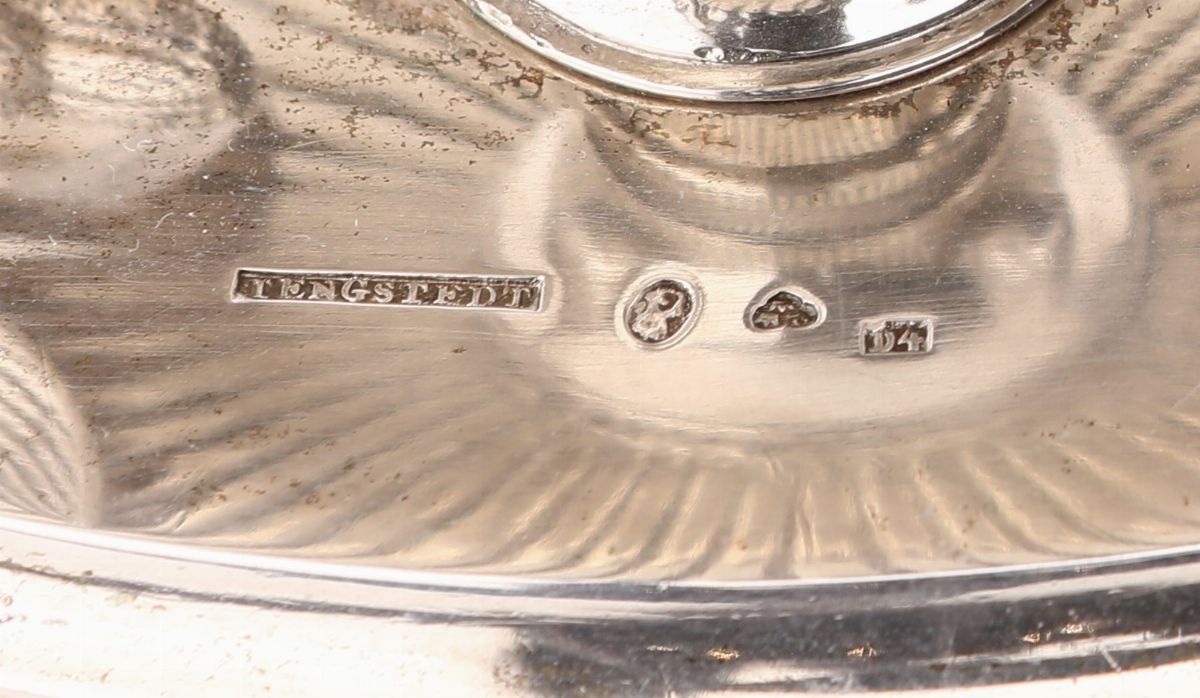 Zuccheriera in Argento, Svezia, 1834