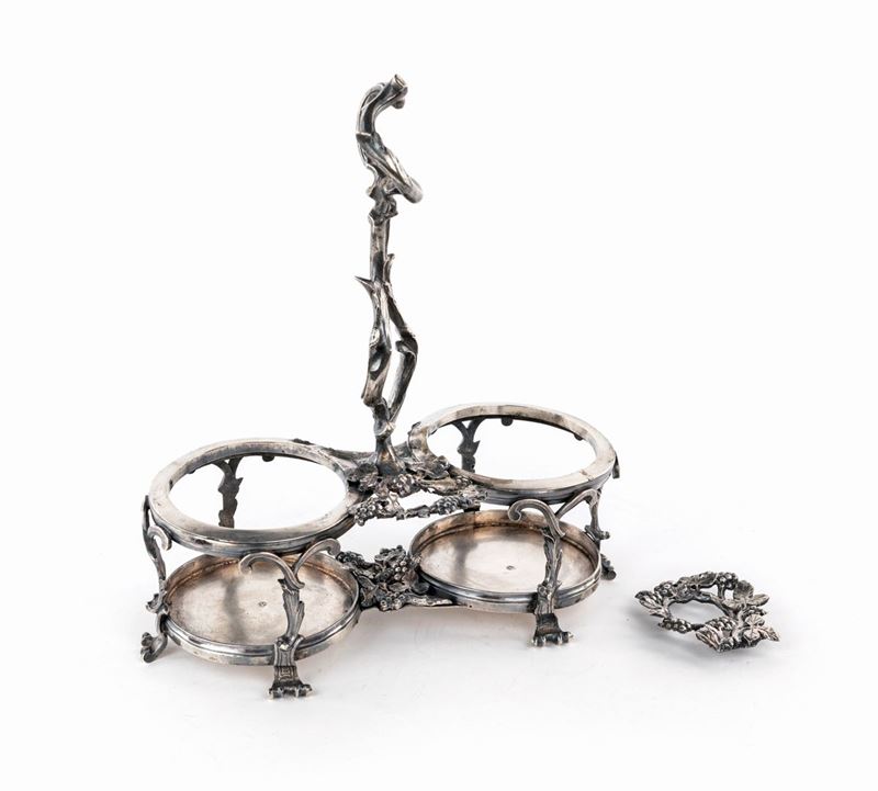 Oliera in Argento, Roma 1773, Argentiere Giuseppe Grazioli