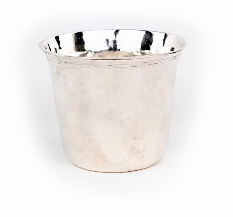 Timbale Gobelet in Argento, Francia, XVIII Secolo