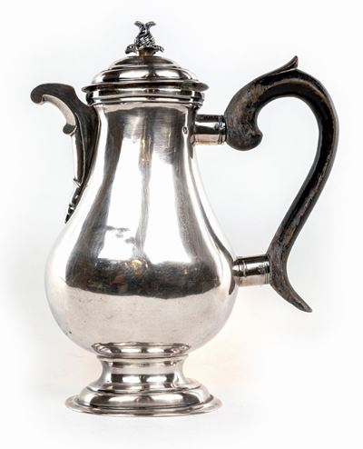 Caffettiera in Argento, Trieste 1776, Argentiere M.p.k.