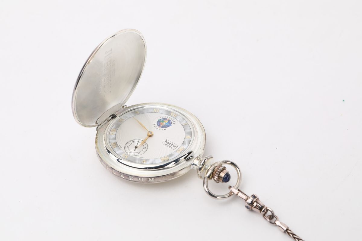 Orologio da Tasca a Savonette a Carica Manuale in Argento 925
