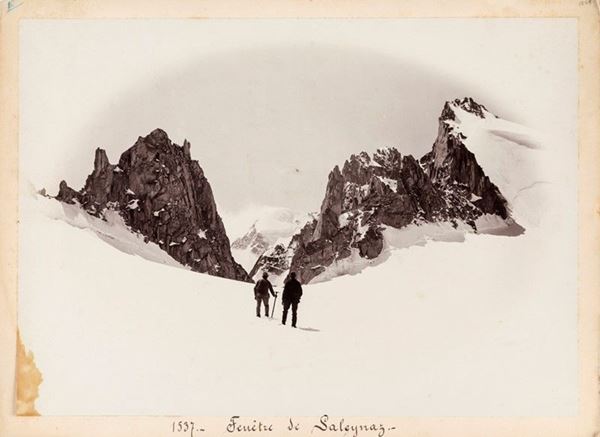 FENETRE DE SALEINAZ DAL GRAND PLATEAU SUPERIORE DEL GHIACCIAIO DI TRIENT, 3150 M