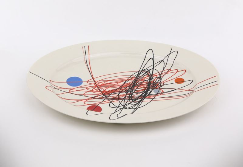 Roberto Crippa - Piatto in Ceramica