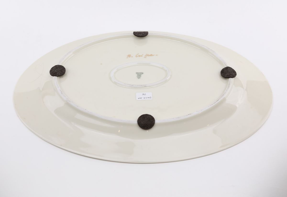 Roberto Crippa - Piatto in Ceramica