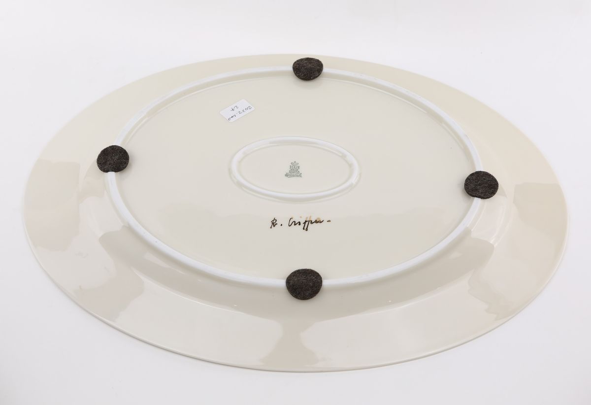 Roberto Crippa - Piatto in Ceramica