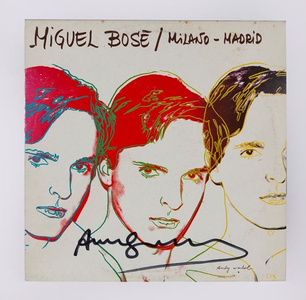 Andy Warhol - Cover dell'Album Miguel Bosé /Milano - Madrid