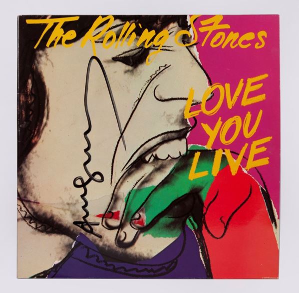 Andy Warhol - Cover dell'Album The Rolling Stones Love you Live