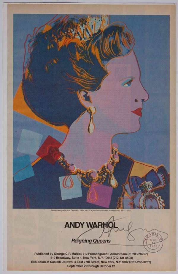 Andy Warhol - Queen Margrethe II of Denmark