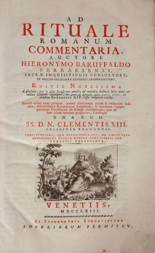 Hieronimo Baruffaldo. Ad rituale romanum commentaria