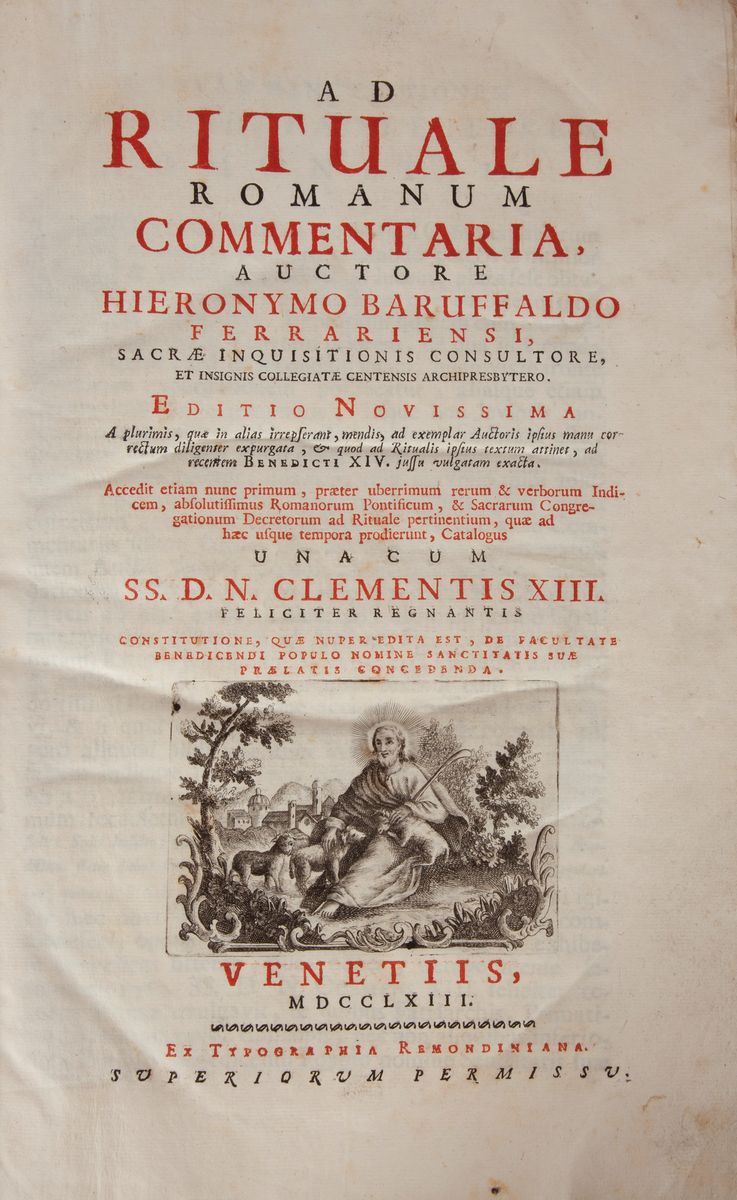 Hieronimo Baruffaldo. Ad Rituale Romanum Commentaria
