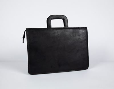 Porta Documenti in Pelle Nero